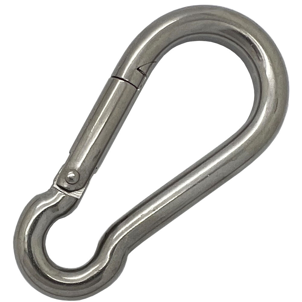 Stainless steel carbine snap hooks