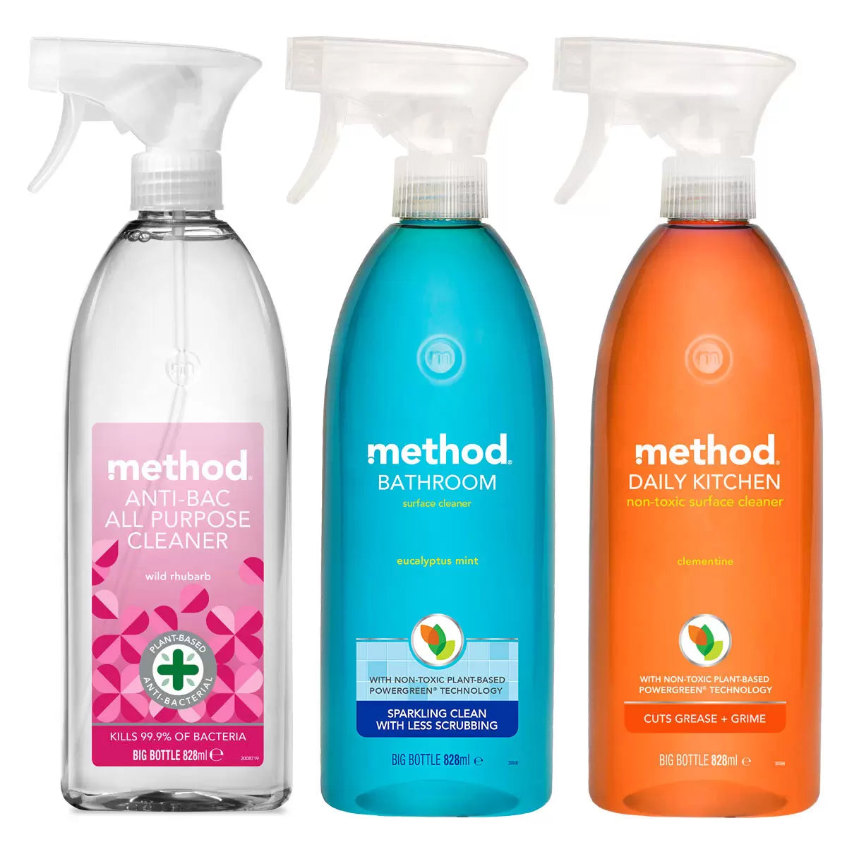 Multi-pack spray cleaners