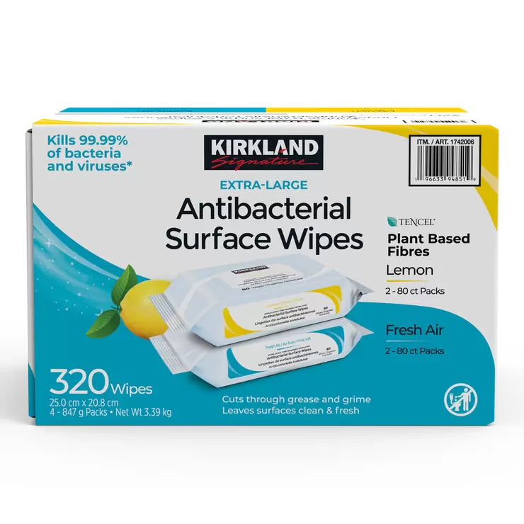 Surface wipes